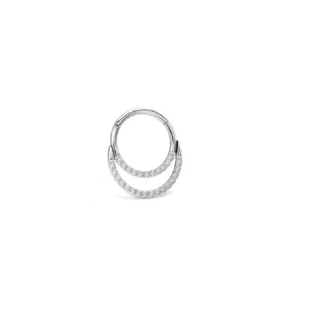 CUBIC ZIRCONIA TWIN CLIKCER