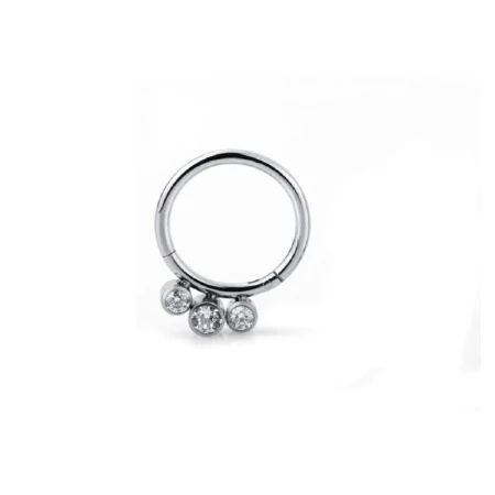 THREE CUBIC ZIRCONIA CLICKER